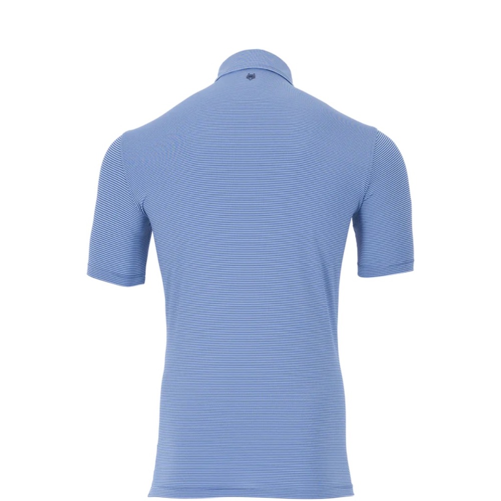 NWT Greyson Striped Blue Polo Shirt - Picture 2 of 15